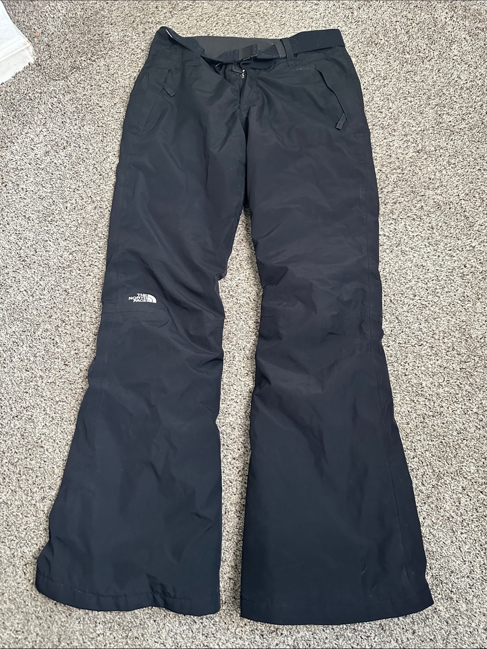 The North Face Black Ski Pants with Flared Leg size m